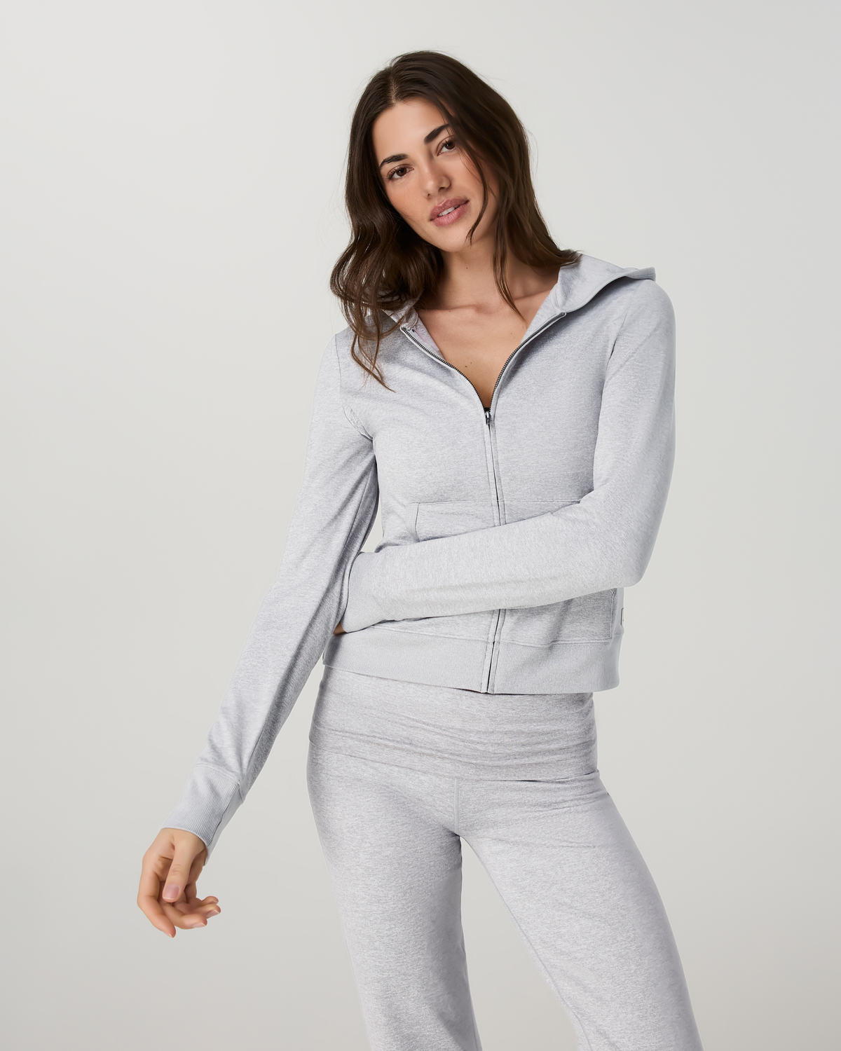 Halo Mini Full Zip Hoodie | Velvet Violet