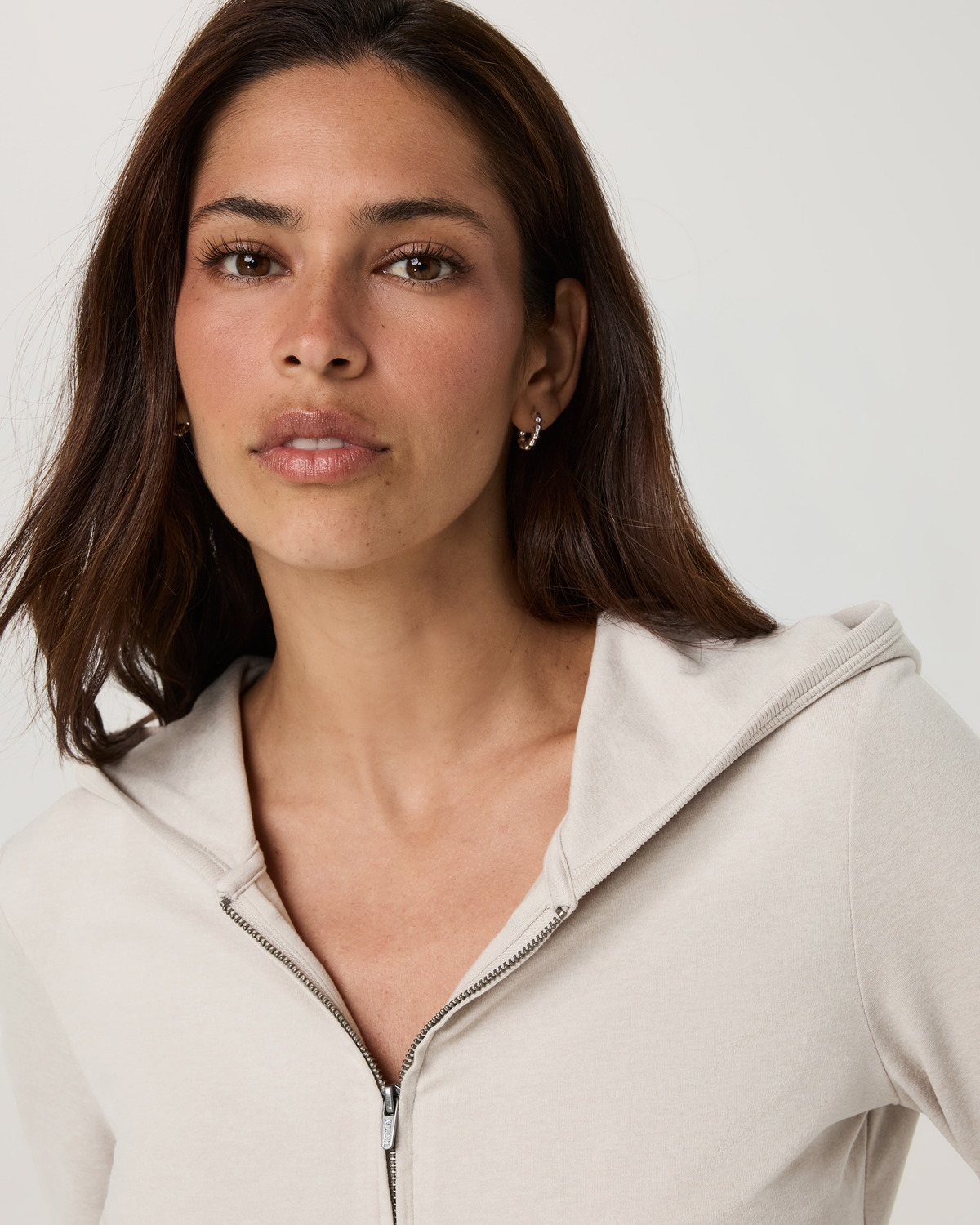 Halo Mini Full Zip Hoodie | Electric Blue