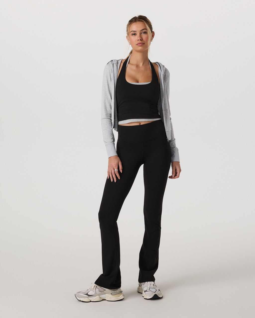 Halo Mini Full Zip Hoodie | White