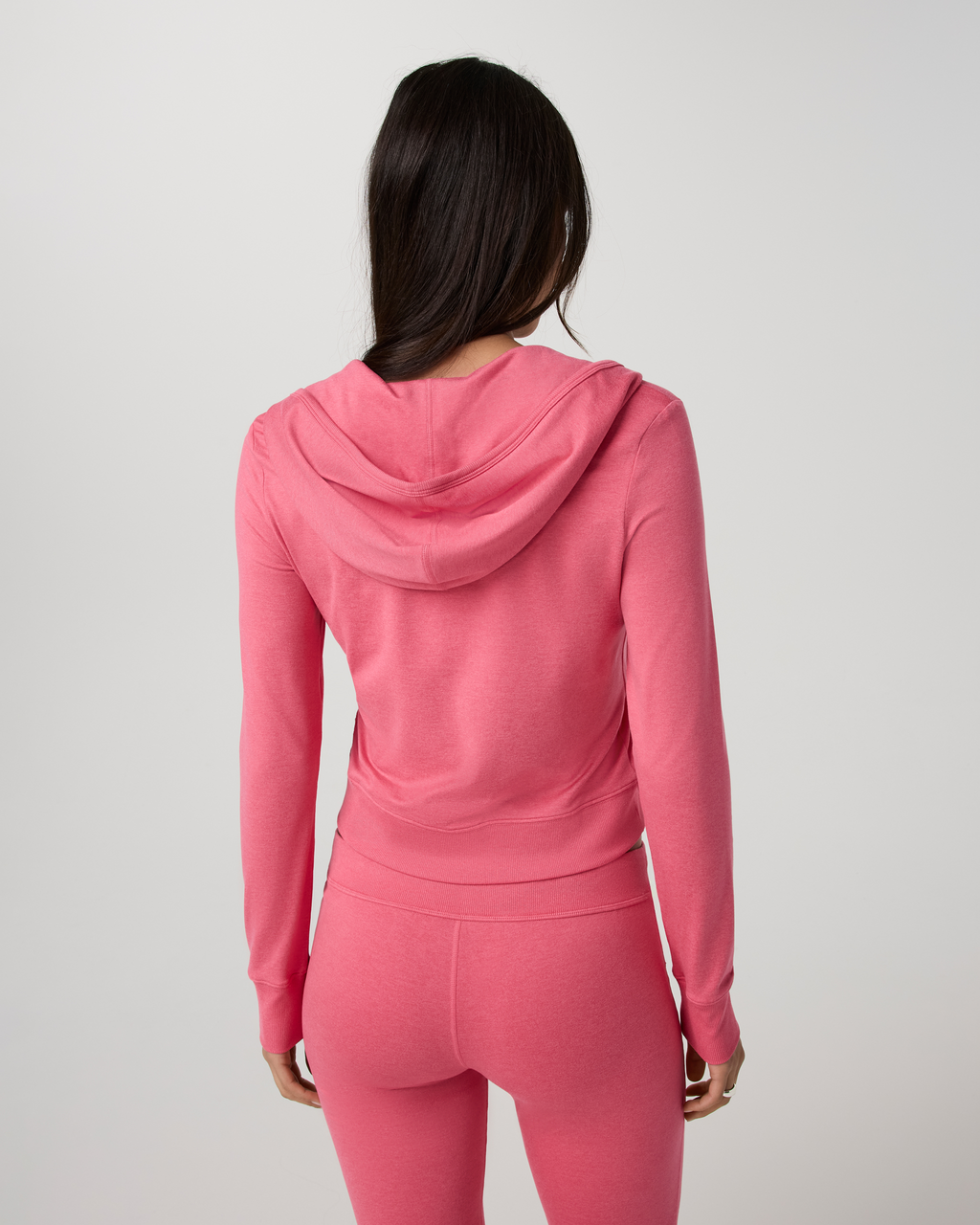 Halo Mini Full Zip Hoodie | Saguaro Heather