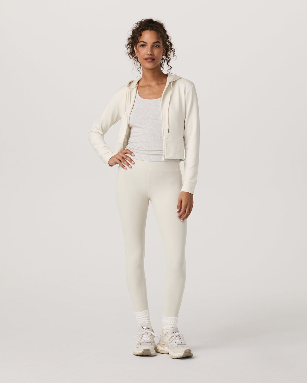 Compose Full Zip Hoodie | Marshmallow
