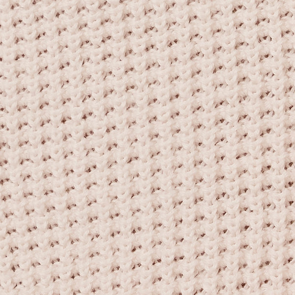 Cotton Waffle Sweater | Marshmallow