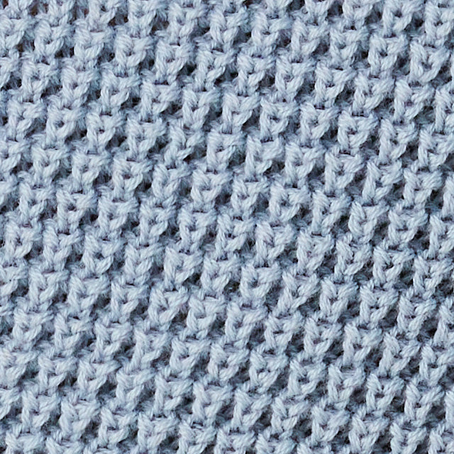 Cotton Waffle Sweater | Raindrop