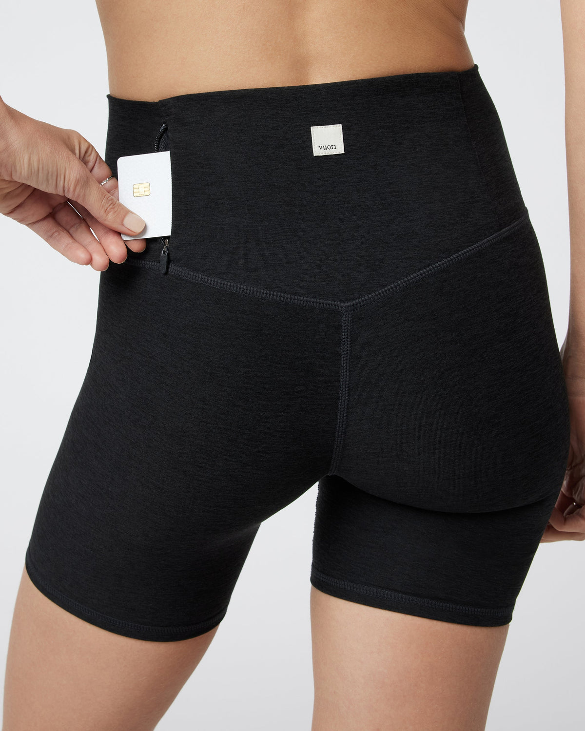 Clean Elevation Shorty 6" | Black Heather