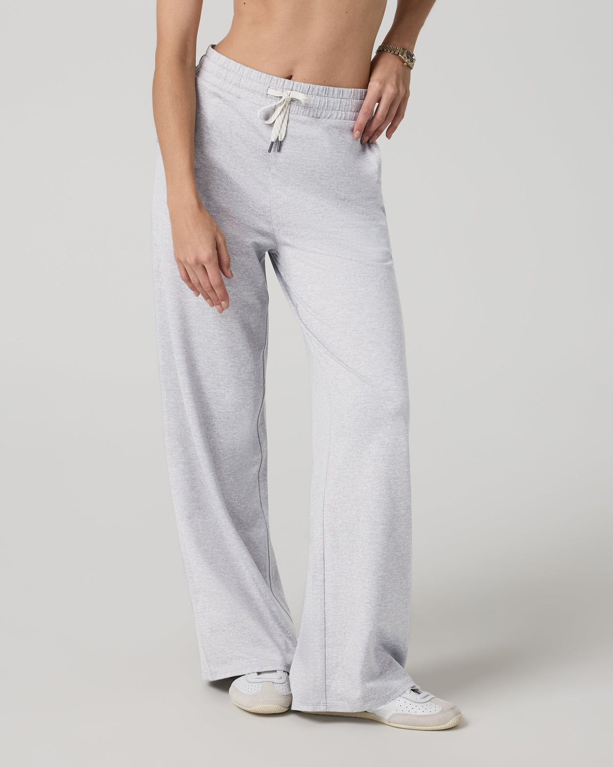 Halo Essential Wideleg Pant - Long | Java Heather