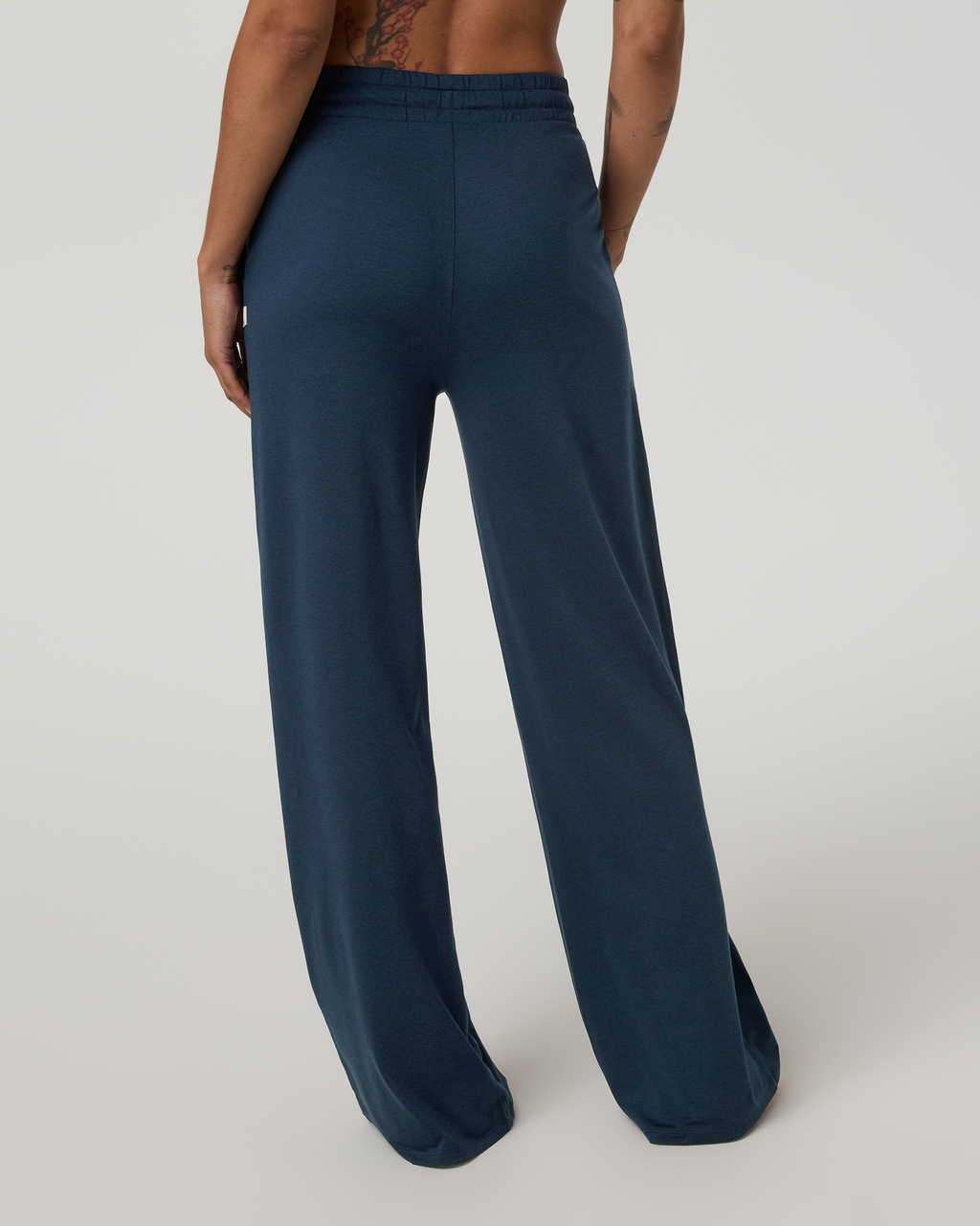 Halo Essential Wideleg Pant - Long | Java Heather