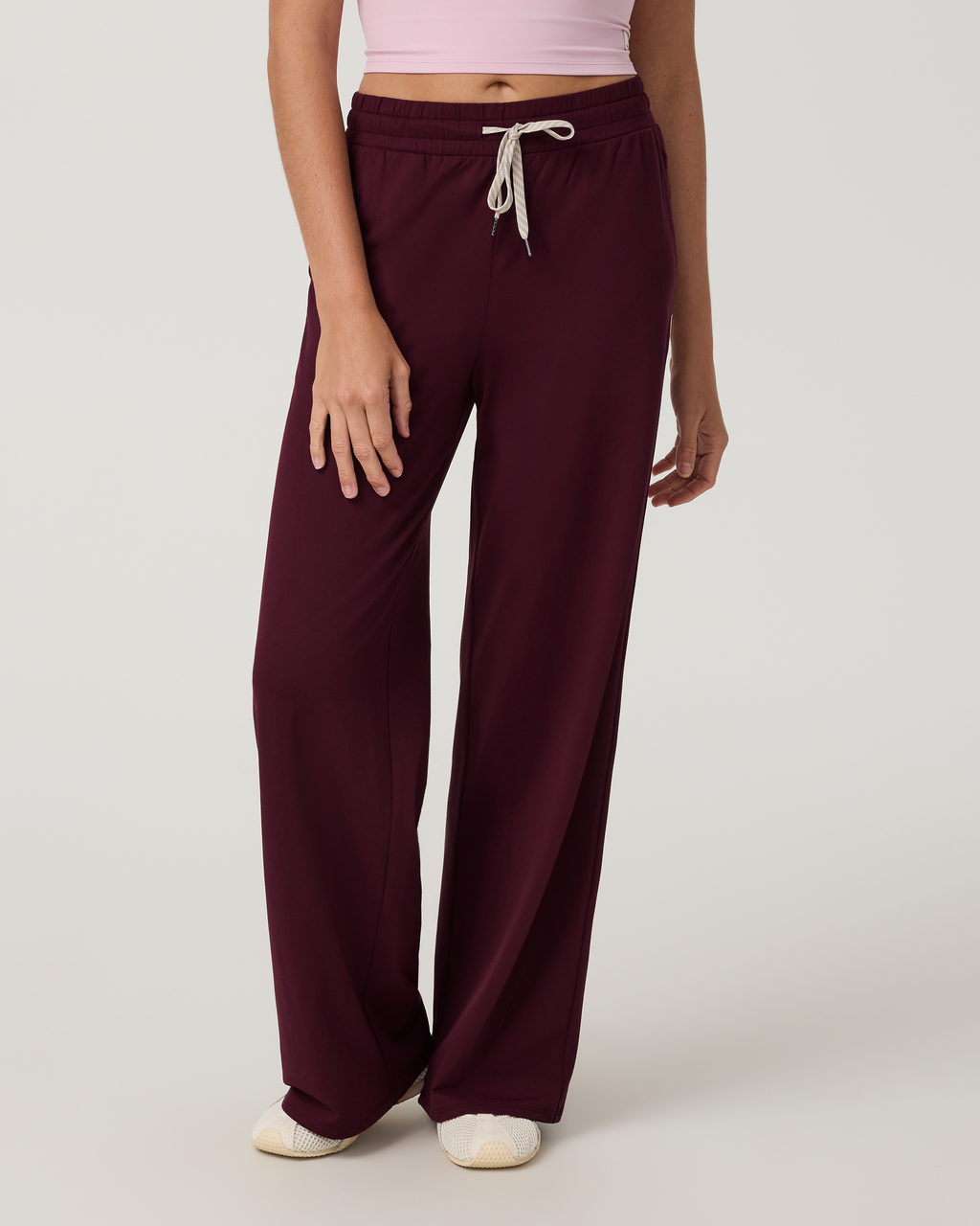 Halo Essential Wideleg Pant - Long | Java Heather