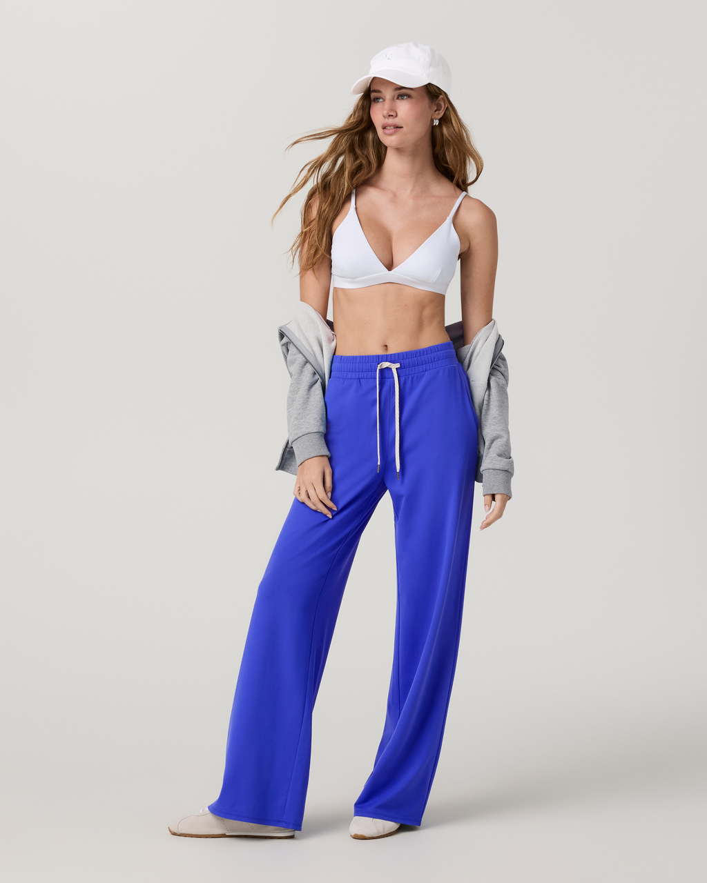 Halo Essential Wideleg Pant - Short | Black Heather