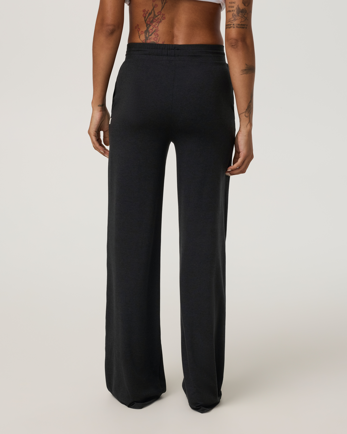Halo Essential Wideleg Pant - Long | Java Heather