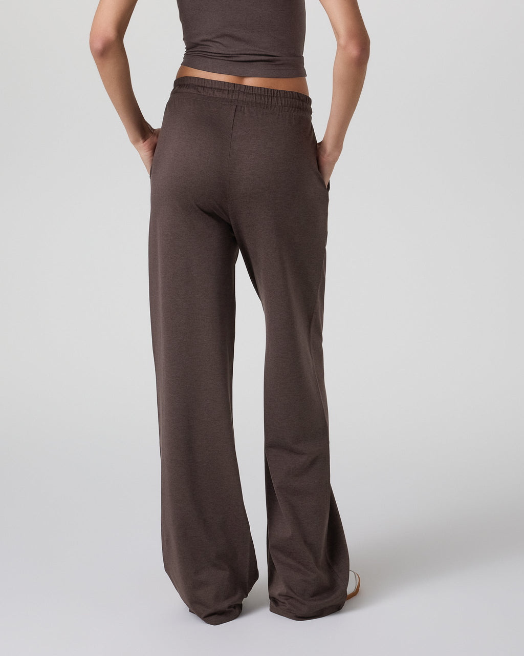 Halo Essential Wideleg Pant | Black Heather
