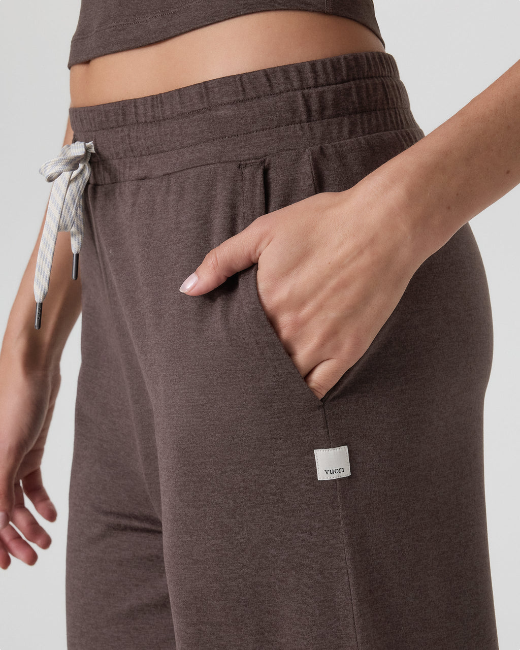 Halo Essential Wideleg Pant | Black Heather