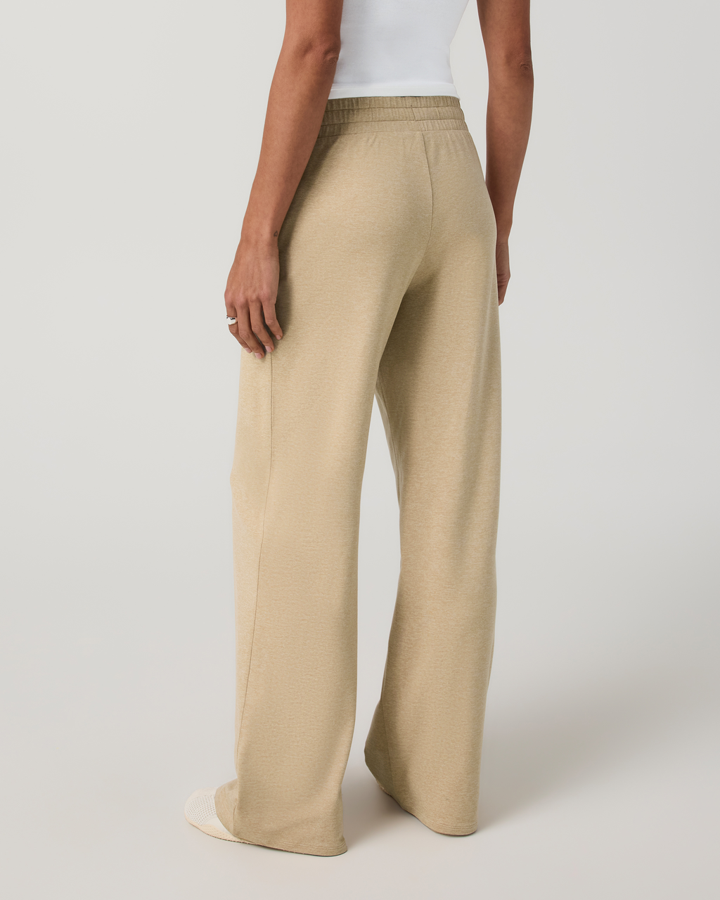 Halo Essential Wideleg Pant | Black Heather
