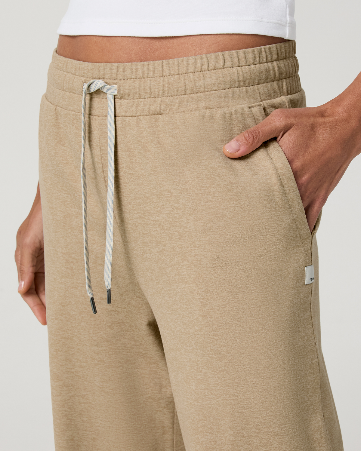 Halo Essential Wideleg Pant | Java Heather