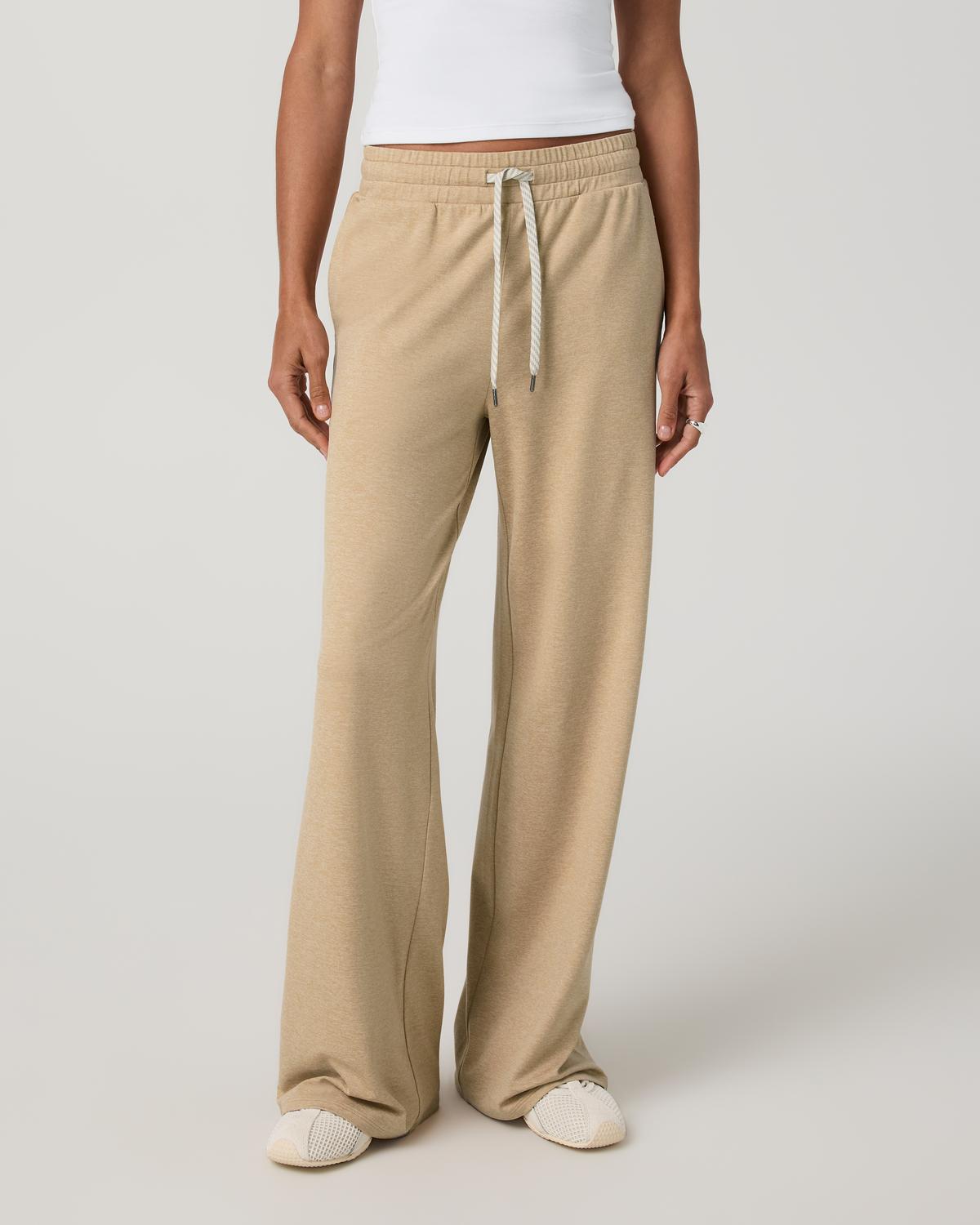 Halo Essential Wideleg Pant | Java Heather