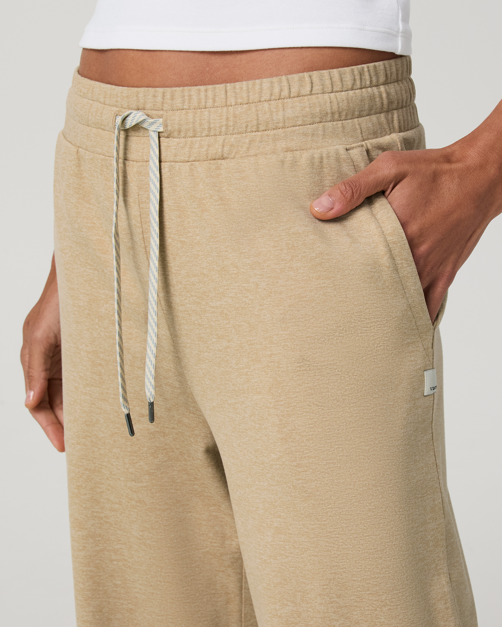 Halo Essential Wideleg Pant - Long | Java Heather