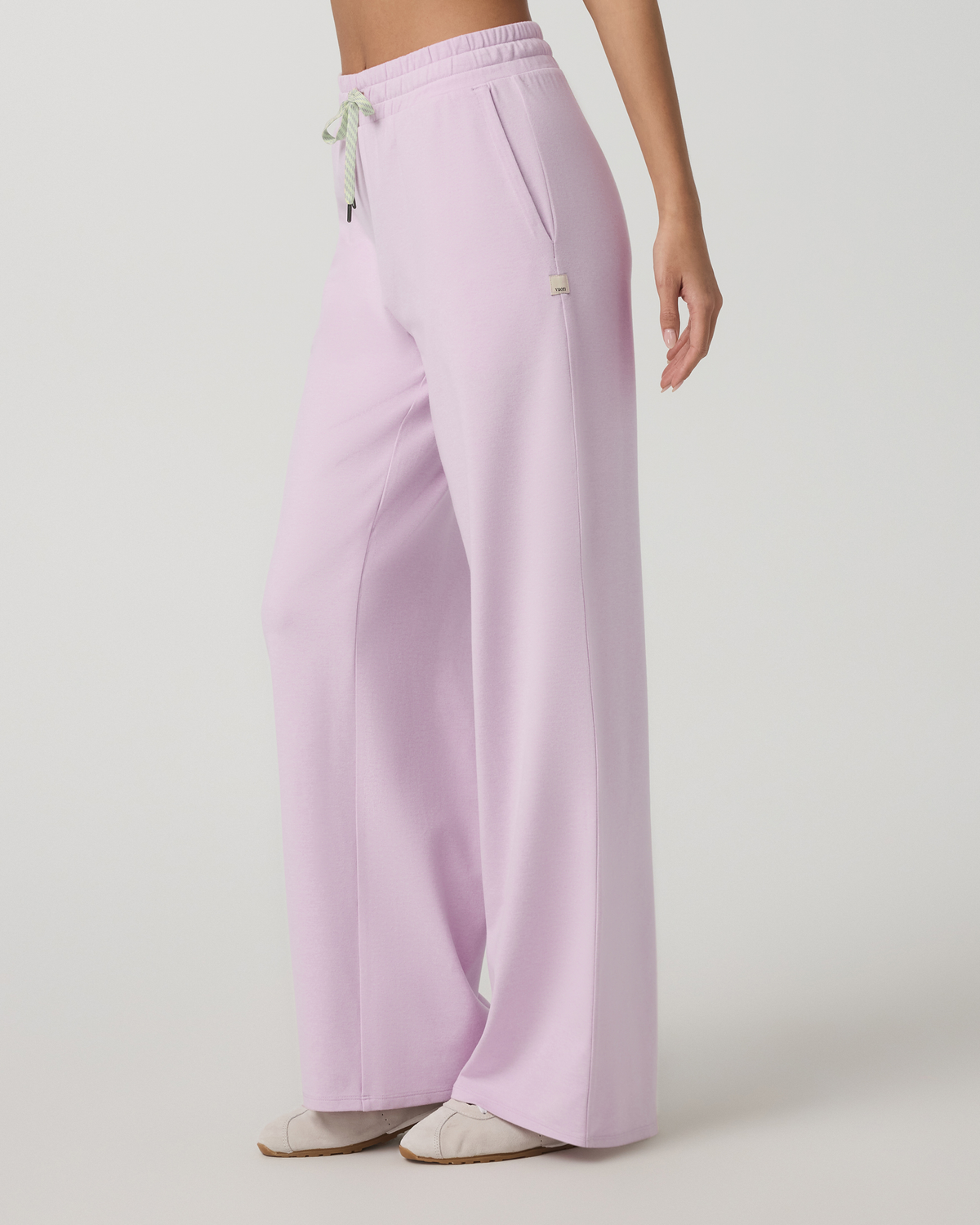 Halo Essential Wideleg Pant | Lilac Breeze Heather