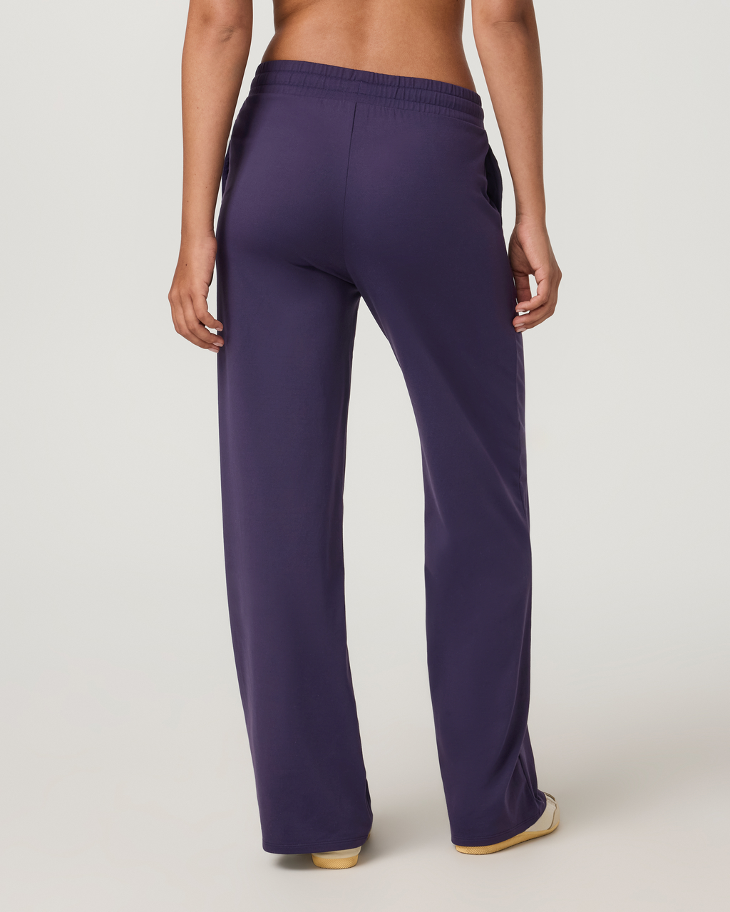 Halo Essential Wideleg Pant | Velvet Violet