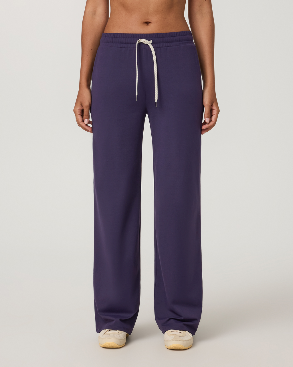 Halo Essential Wideleg Pant | Velvet Violet