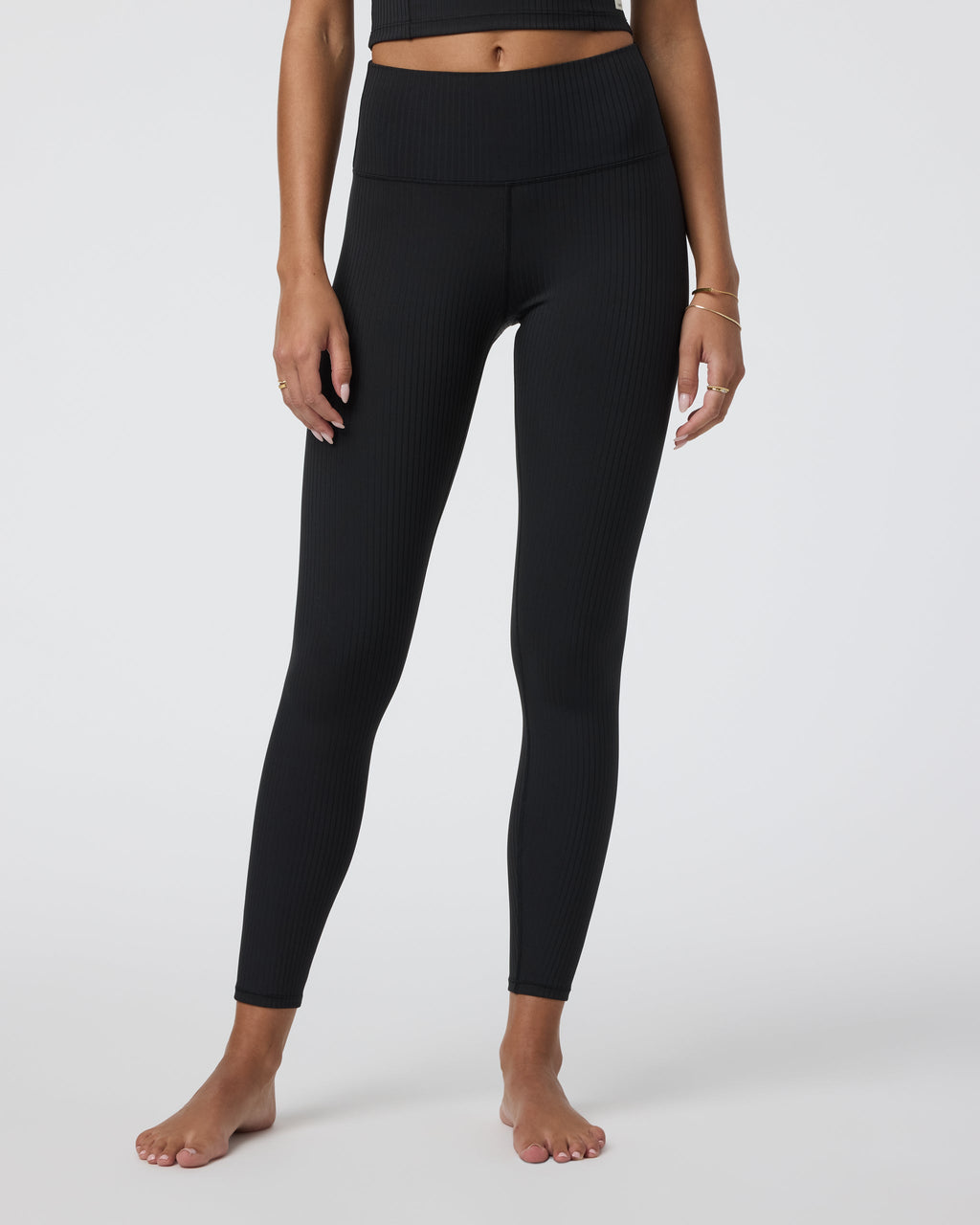 Inversion Rib Legging | Crystal Blue