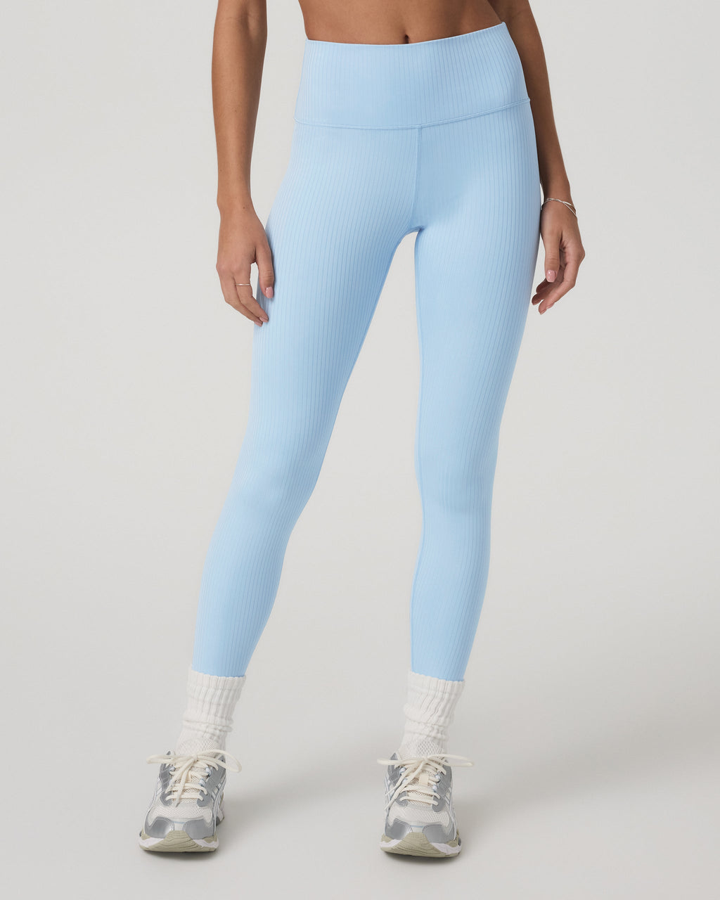 Inversion Rib Legging | Crystal Blue