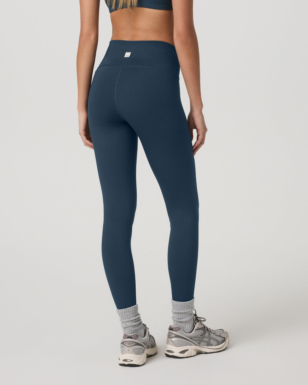 Inversion Rib Legging | Ocean Blue
