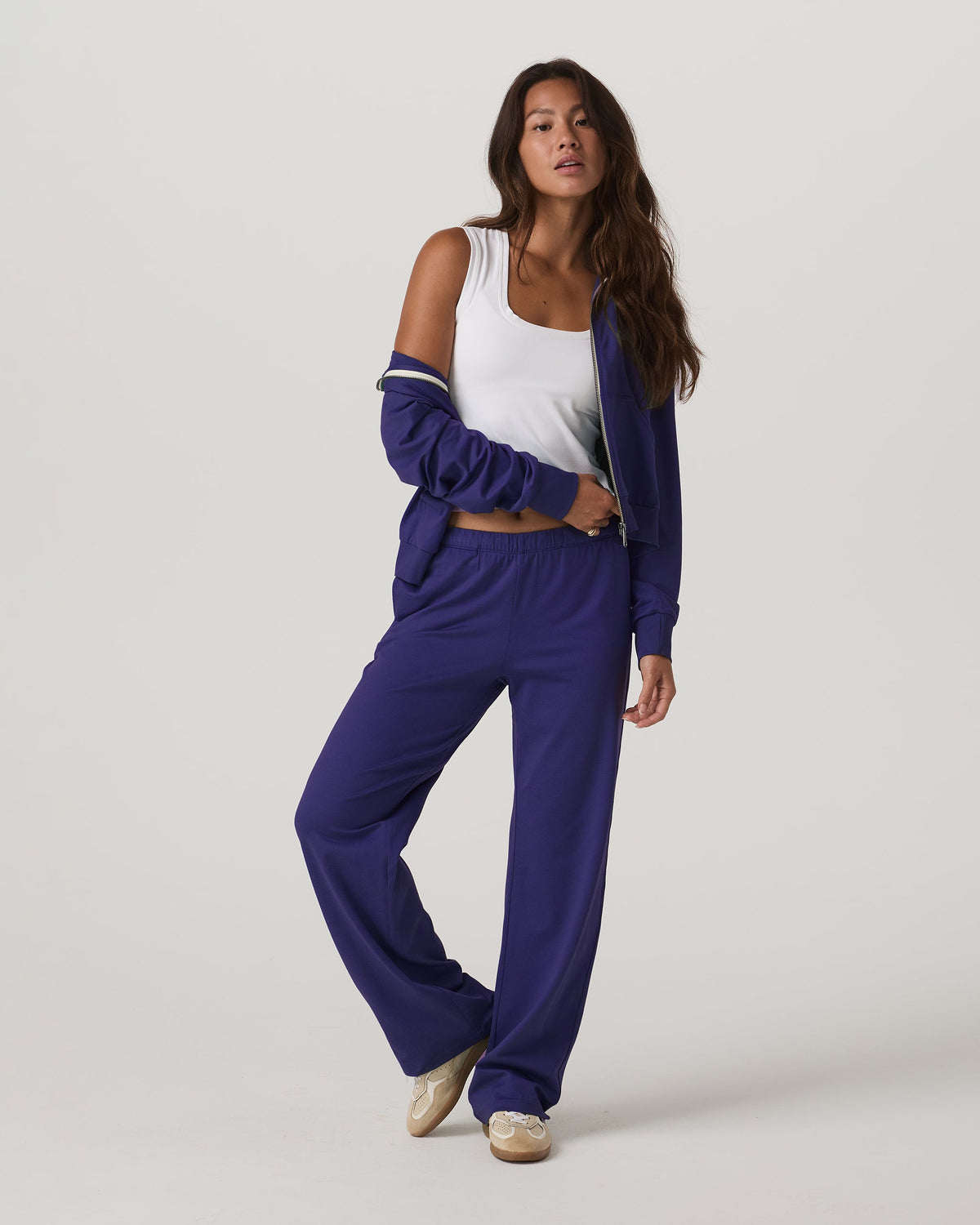 Halo Modern Straight Leg Pant-Long | Pale Grey Heather