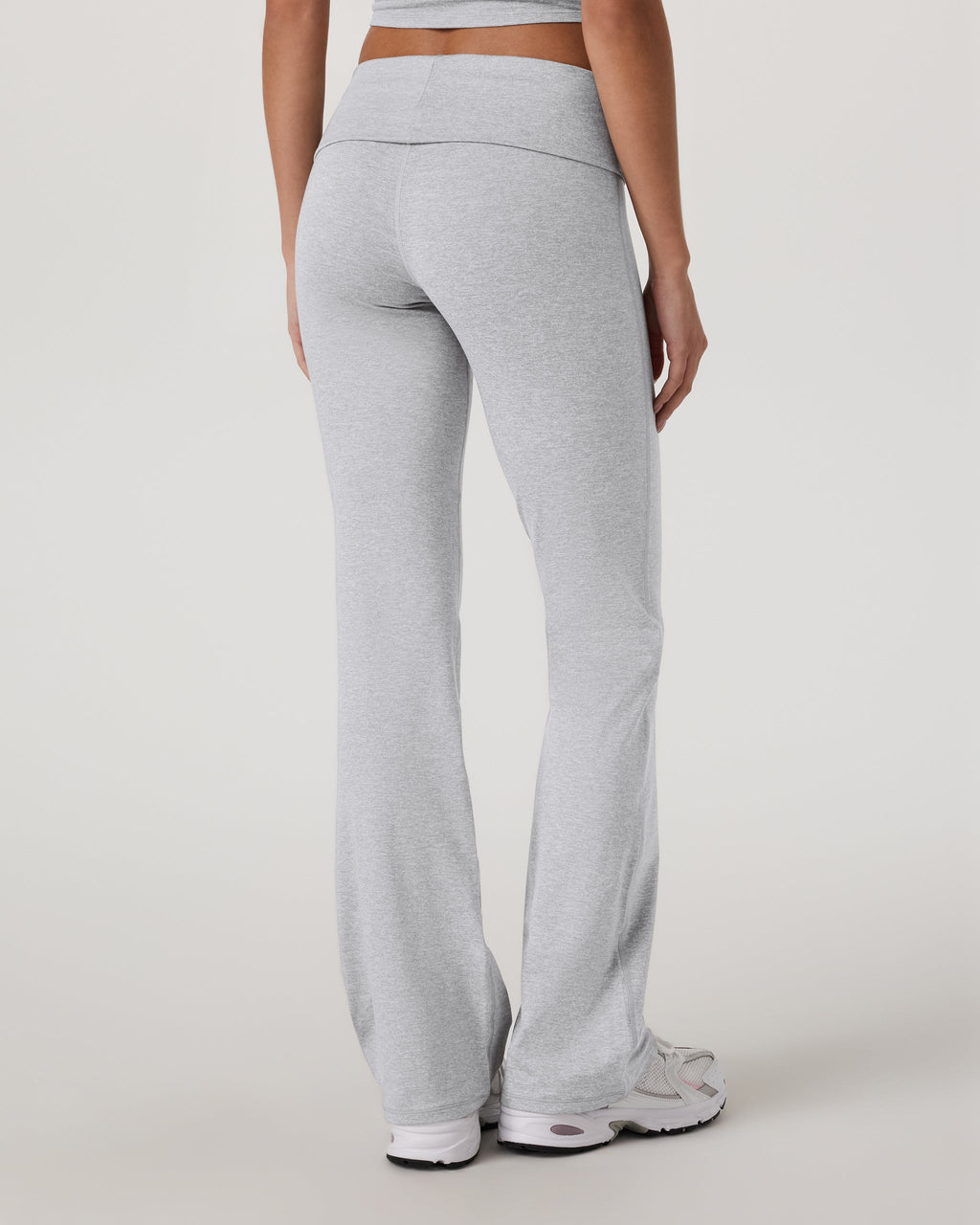 Halo Foldover Pant | Pale Grey Heather