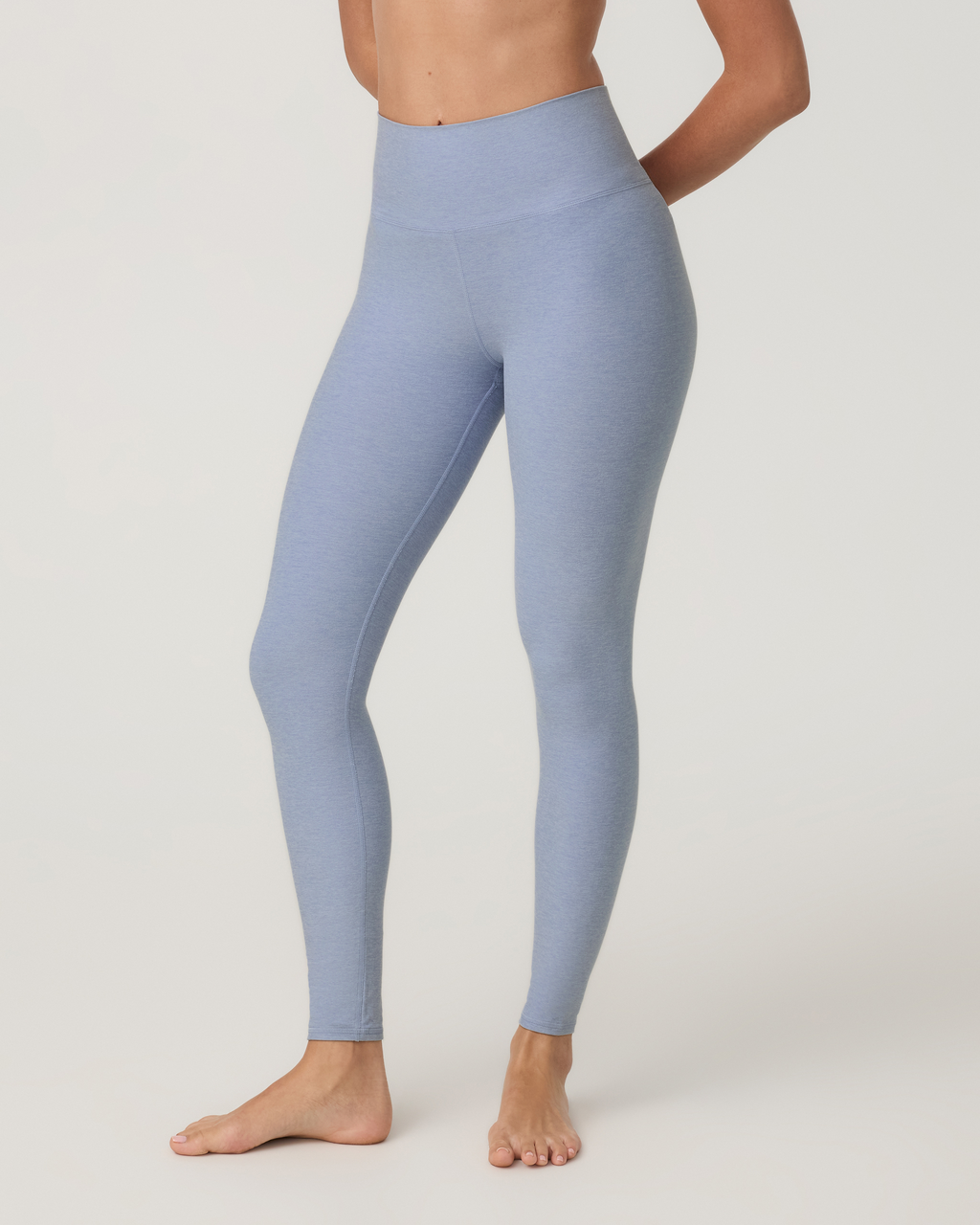 Clean Elevation Legging-Short | Celestial Heather