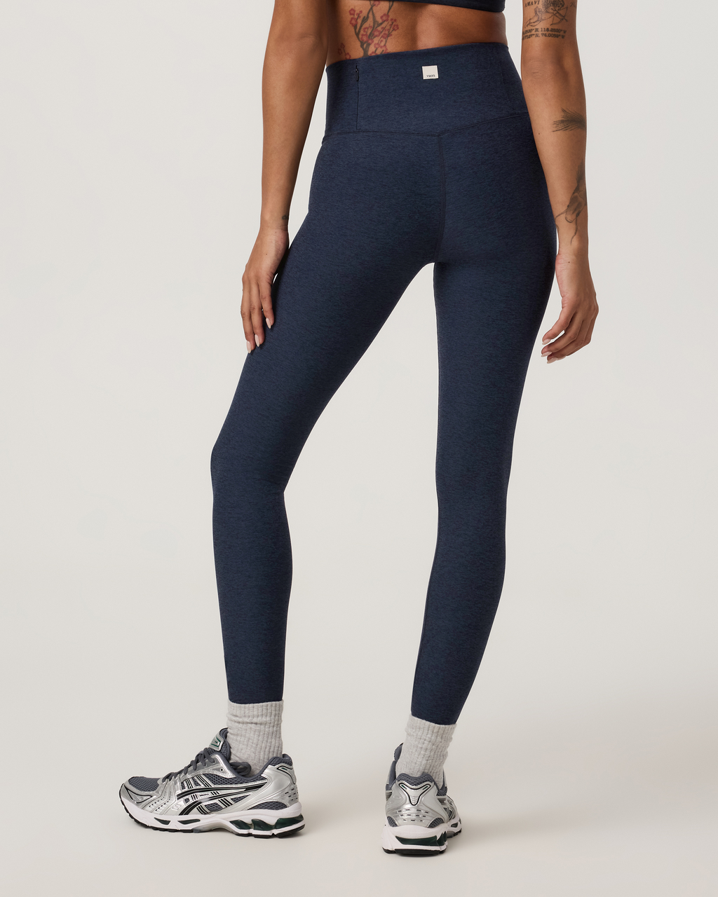 Clean Elevation Legging-Short | Celestial Heather