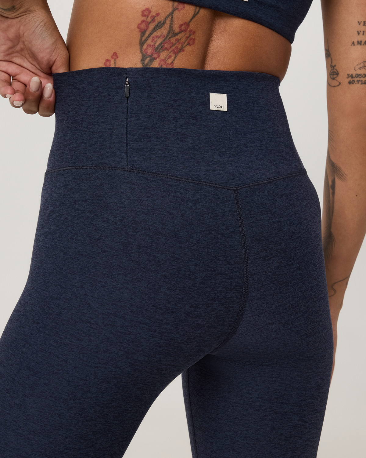 Clean Elevation Legging-Short | Black Heather