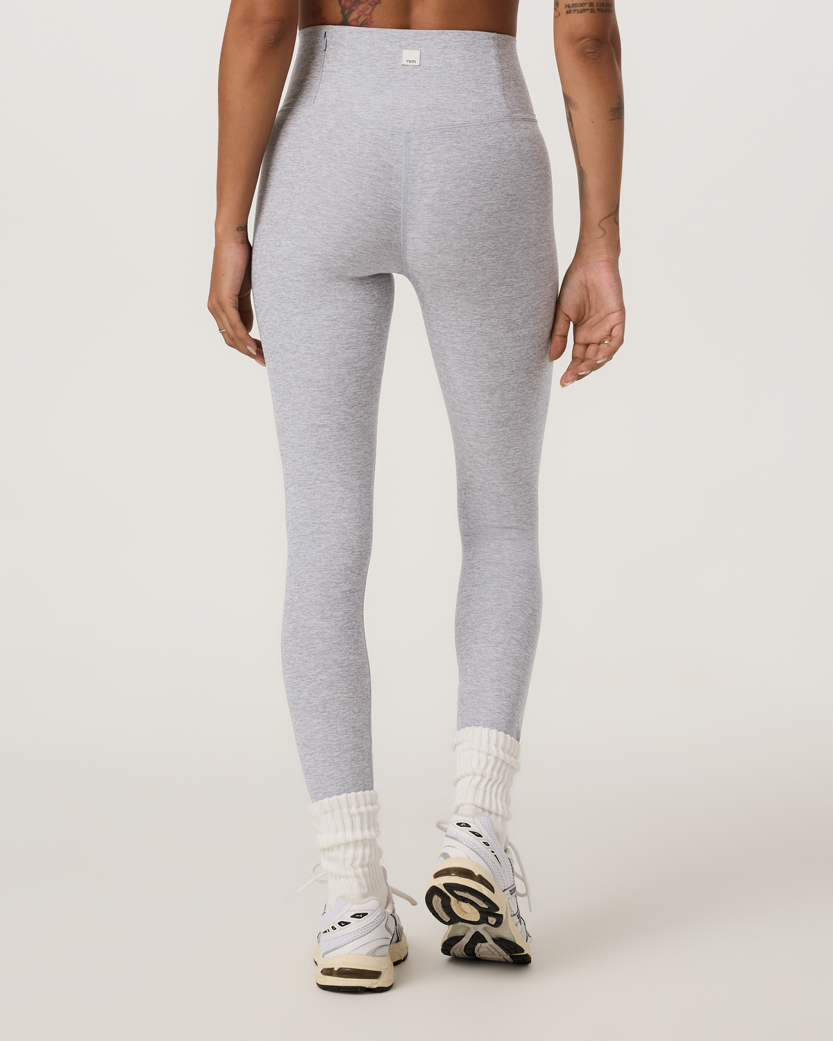 Clean Elevation Legging-Long | Black Heather