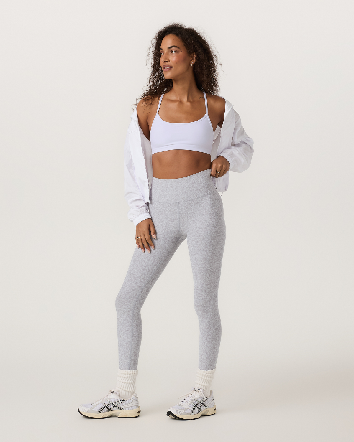 Clean Elevation Legging-Short | Celestial Heather