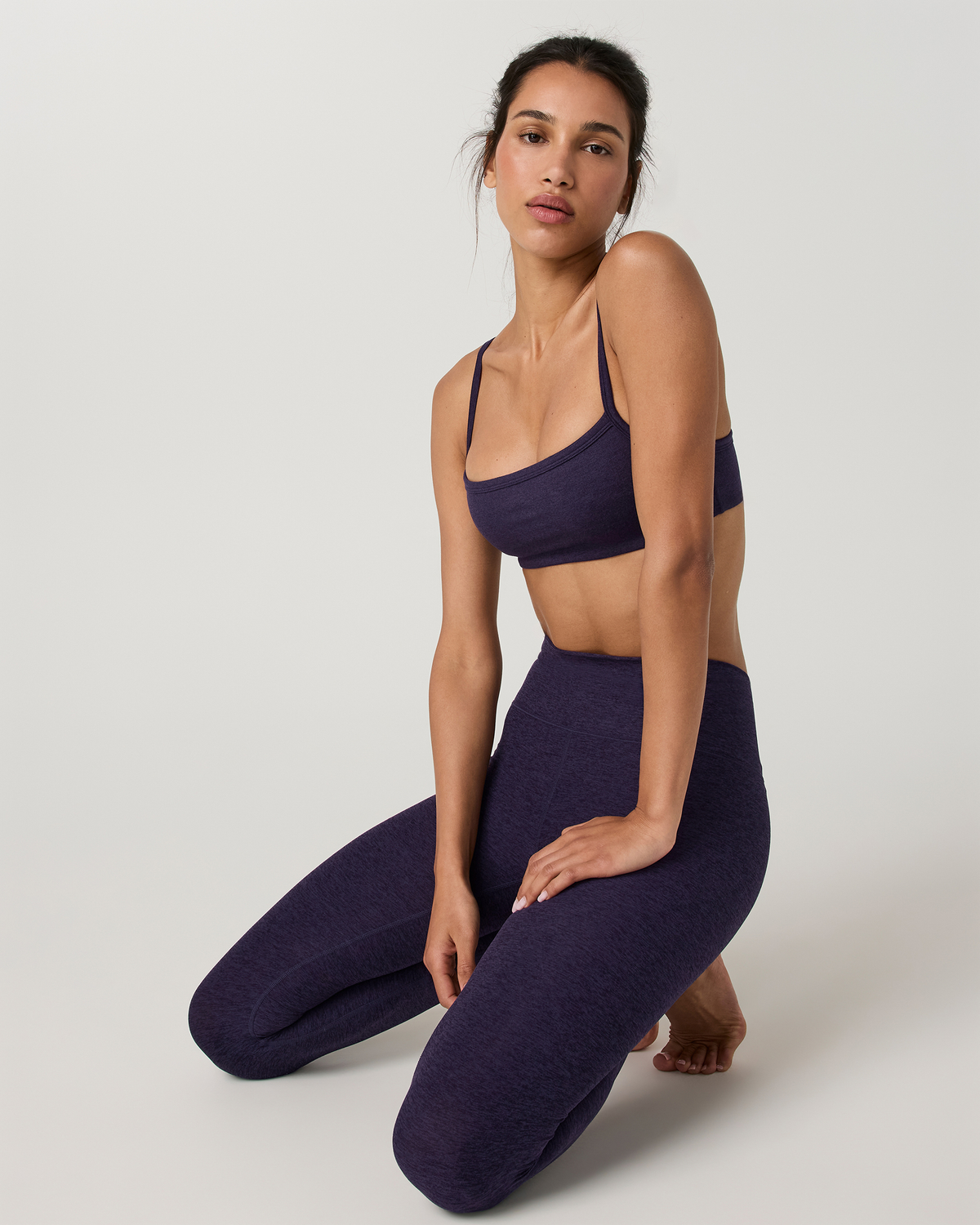 Clean Elevation Legging-Short | Black Heather