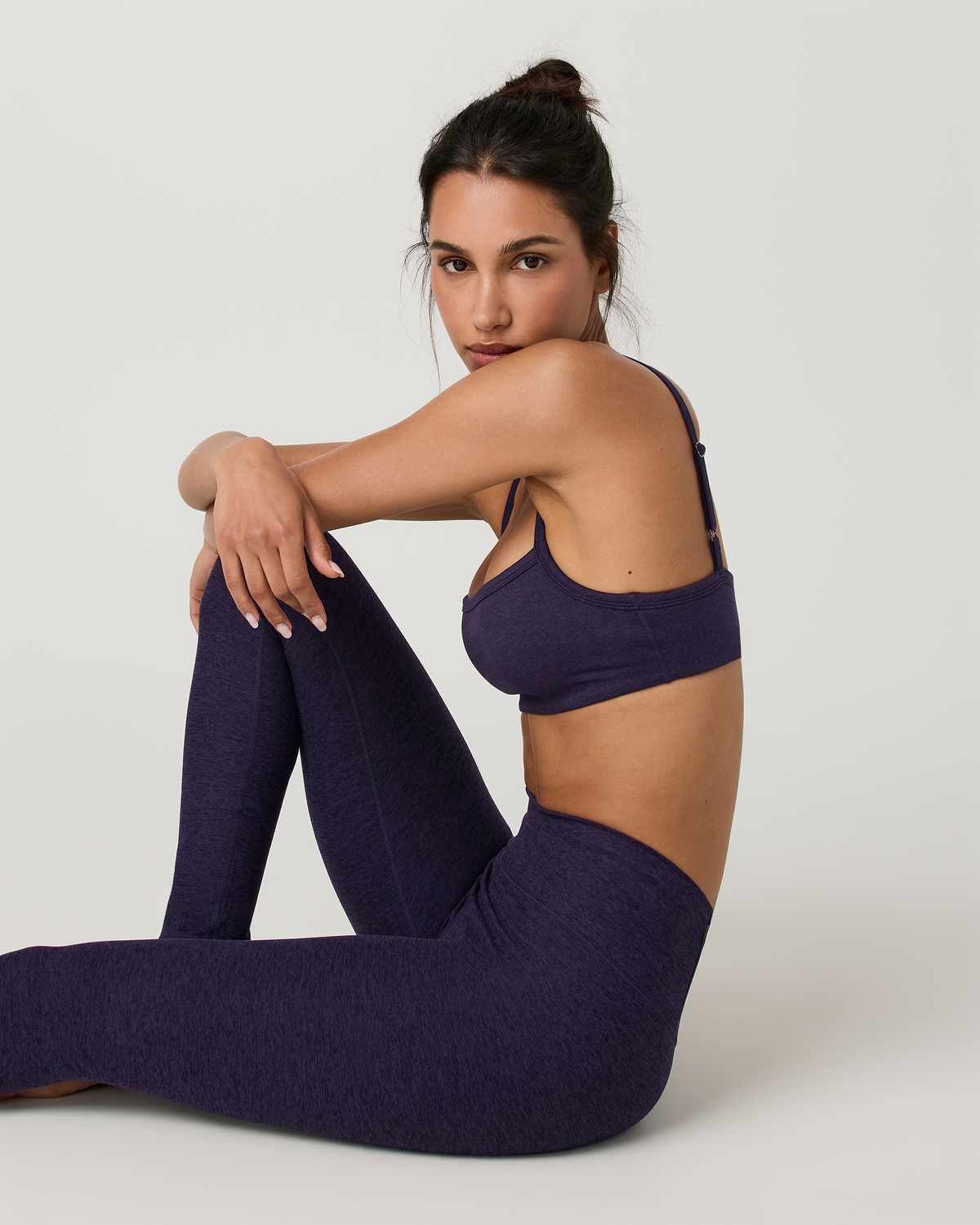 Clean Elevation Legging-Long | Black Heather