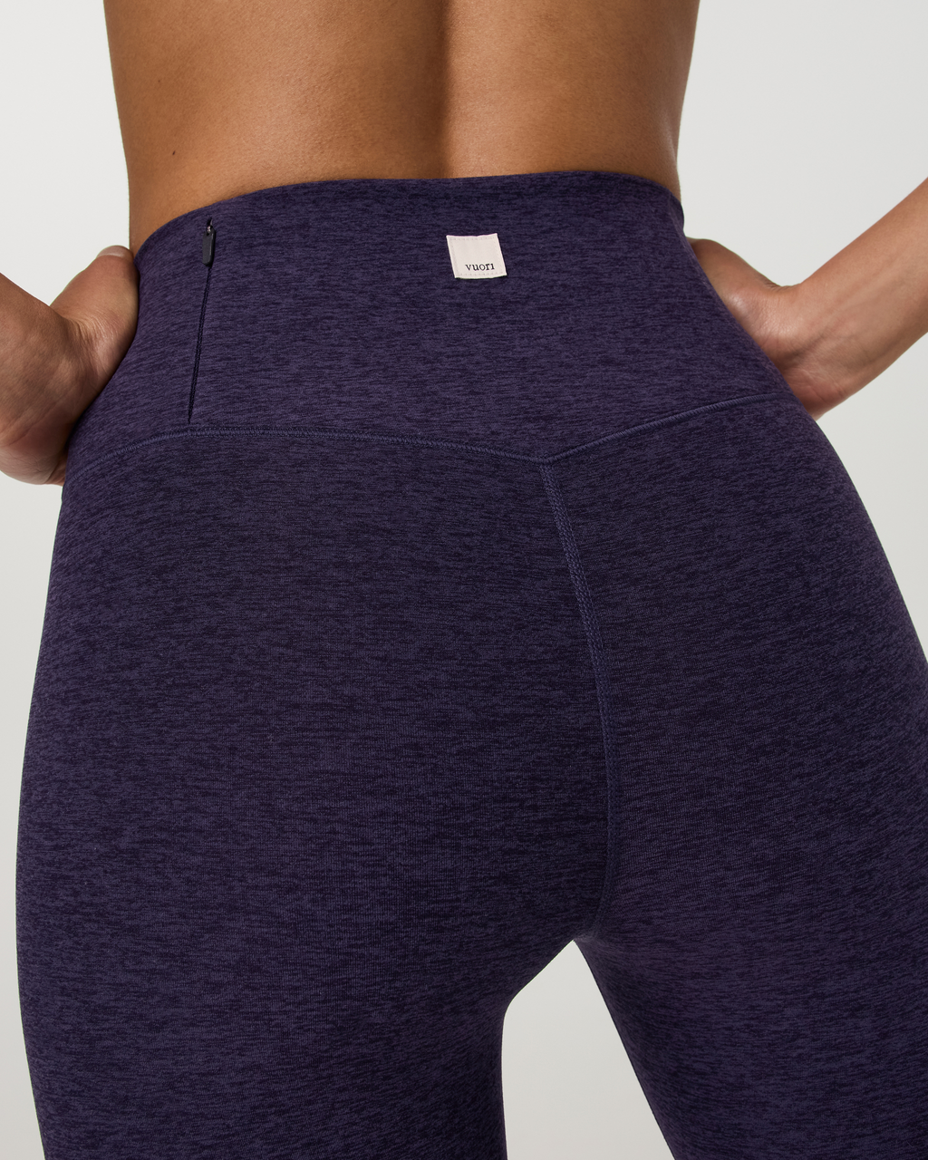 Clean Elevation Legging-Long | Black Heather
