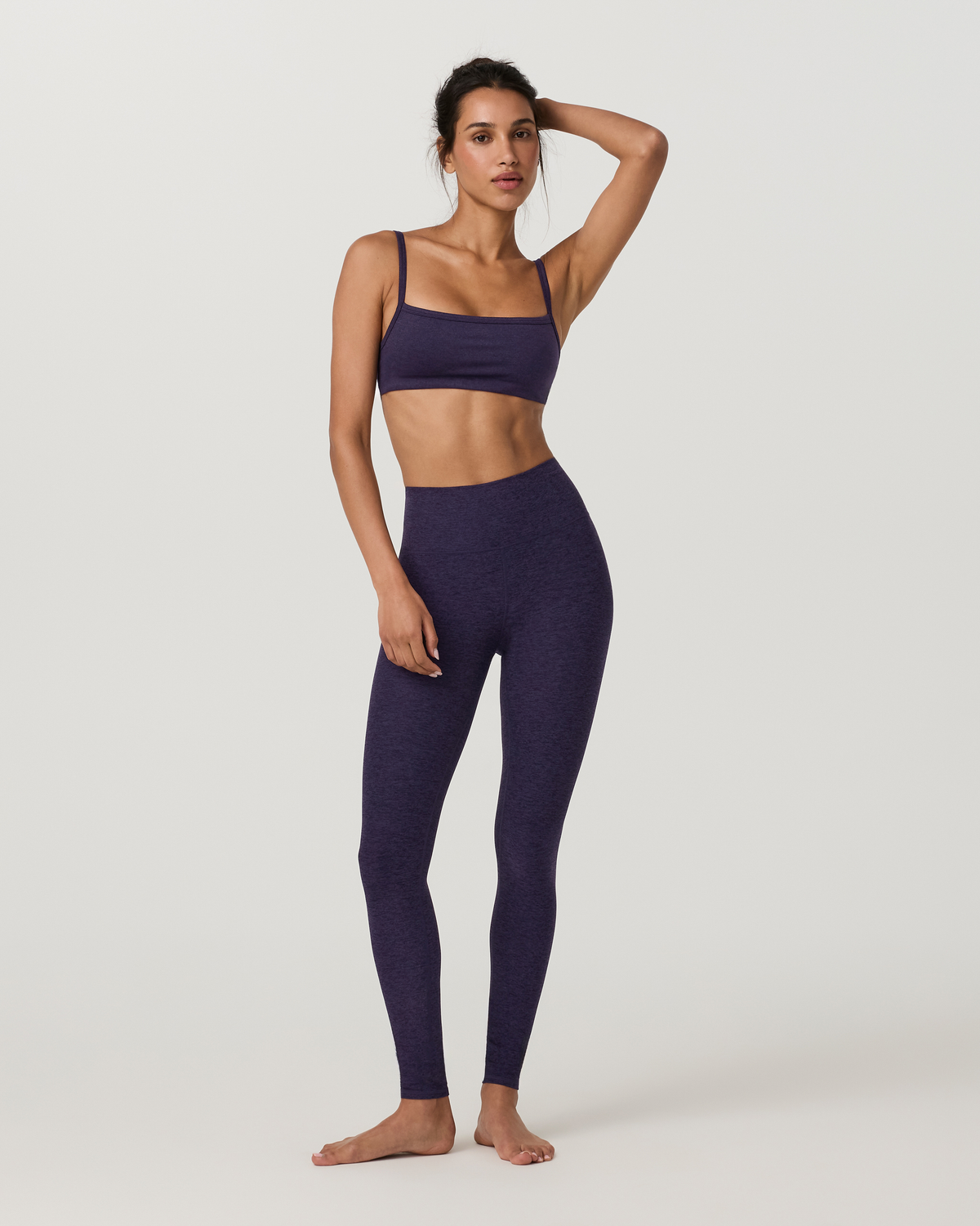 Clean Elevation Legging-Short | Black Heather