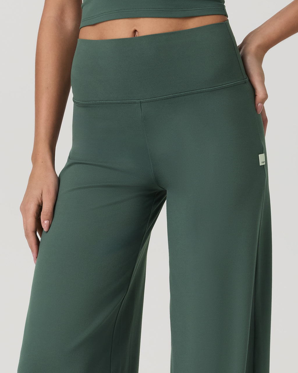 Halo Easy Wideleg Pant | Coastal Fog Heather