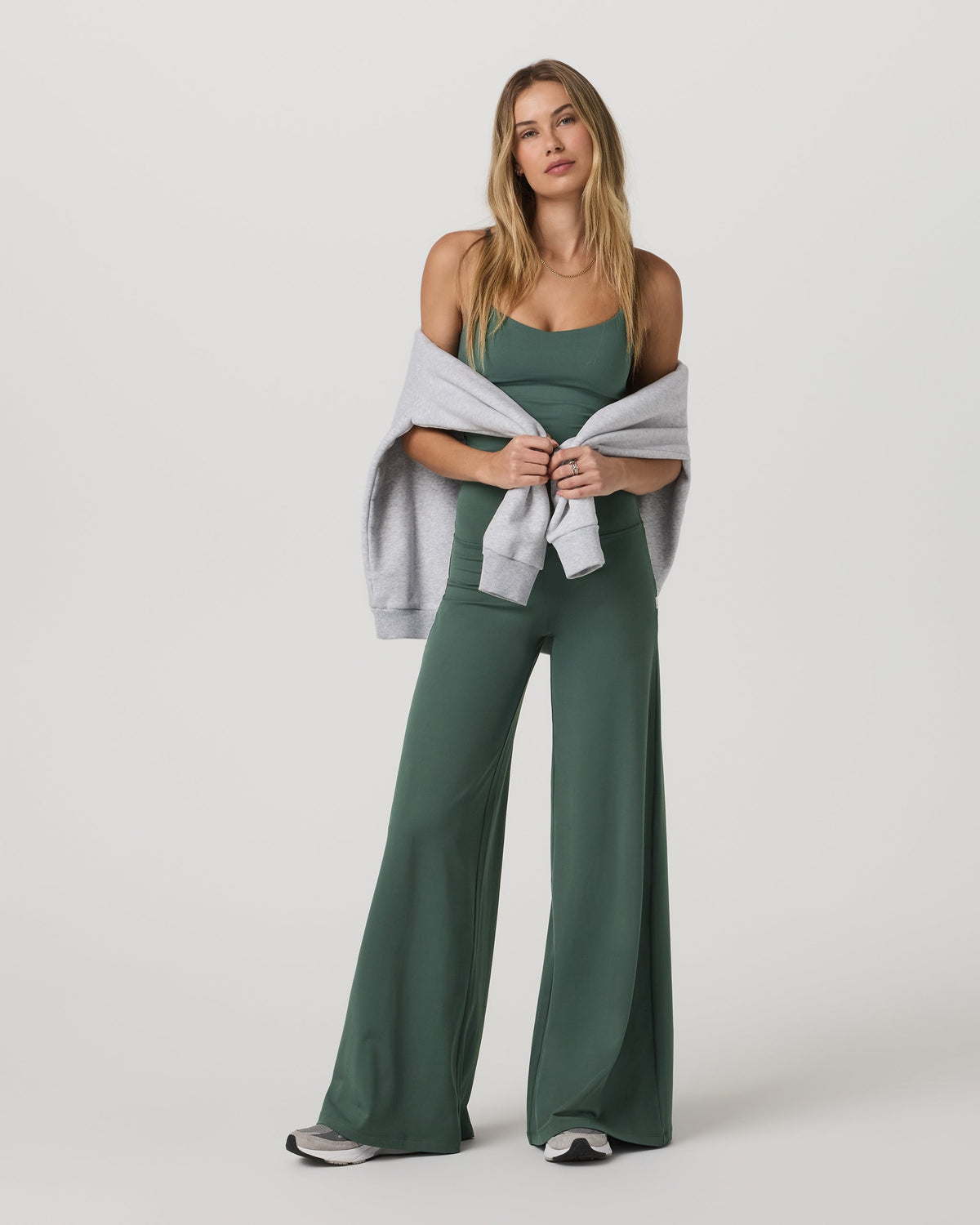 Halo Easy Wideleg Pant | Coastal Fog Heather