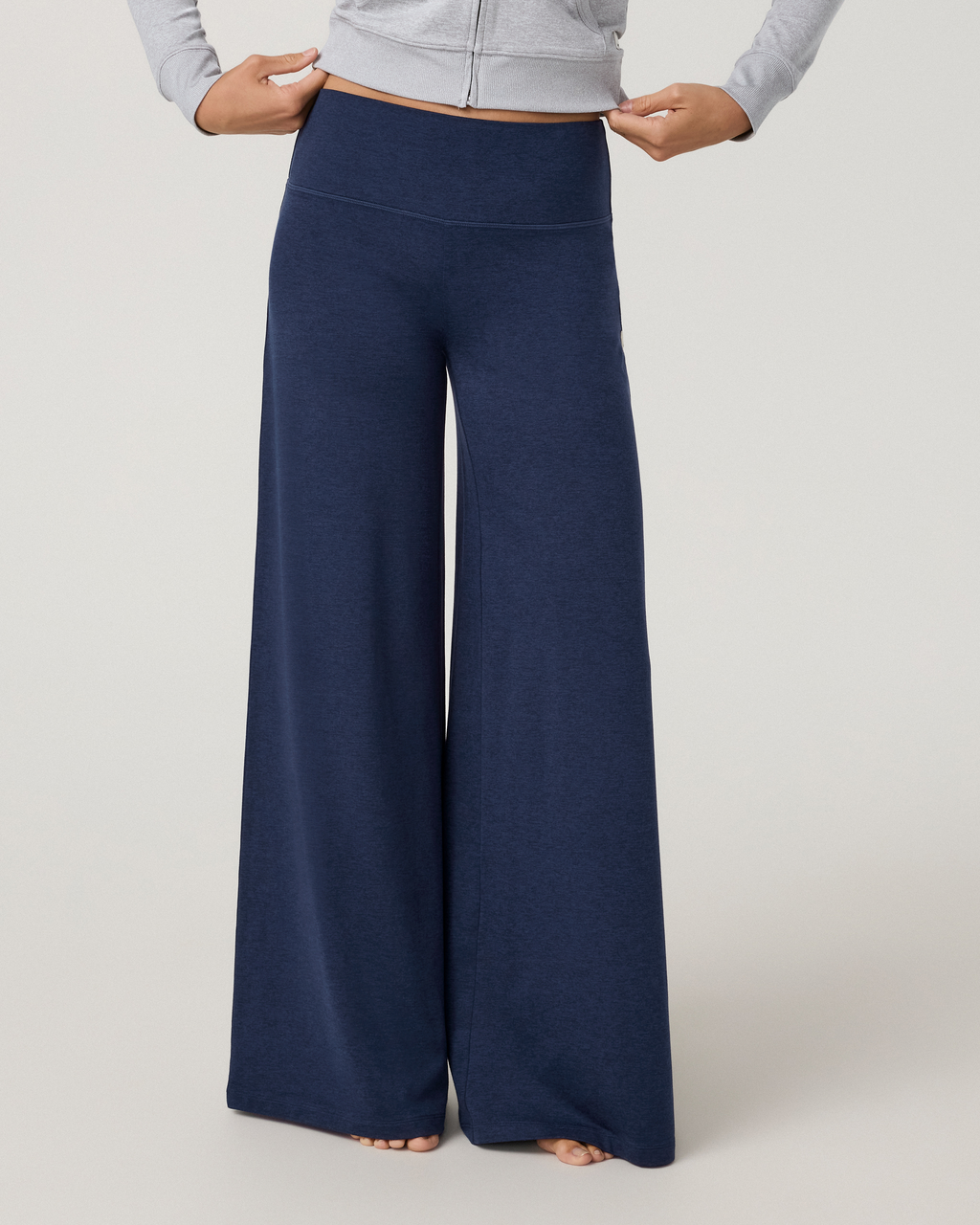 Halo Easy Wideleg Pant - Long | Solid Black