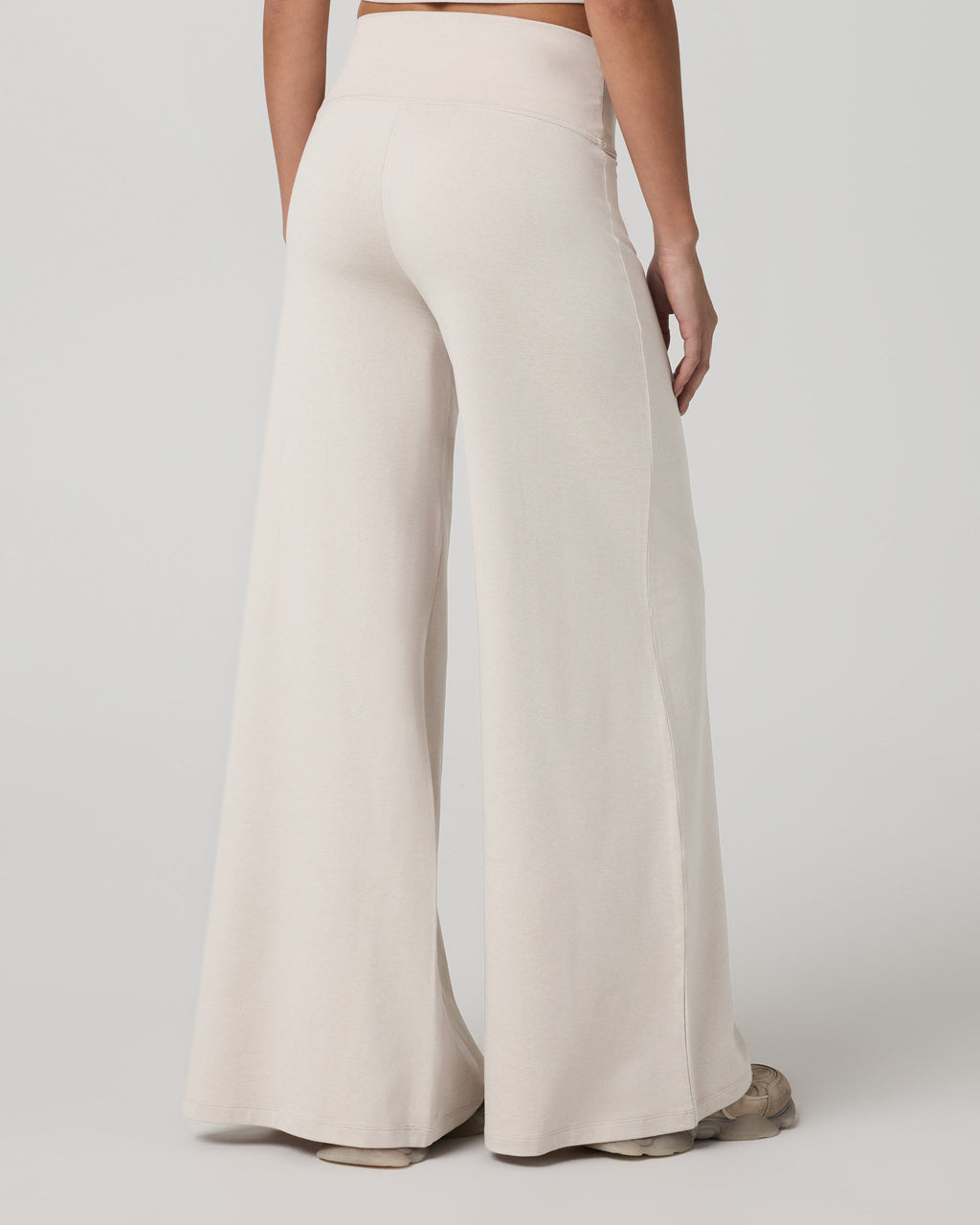 Halo Easy Wideleg Pant | Pale Grey Heather
