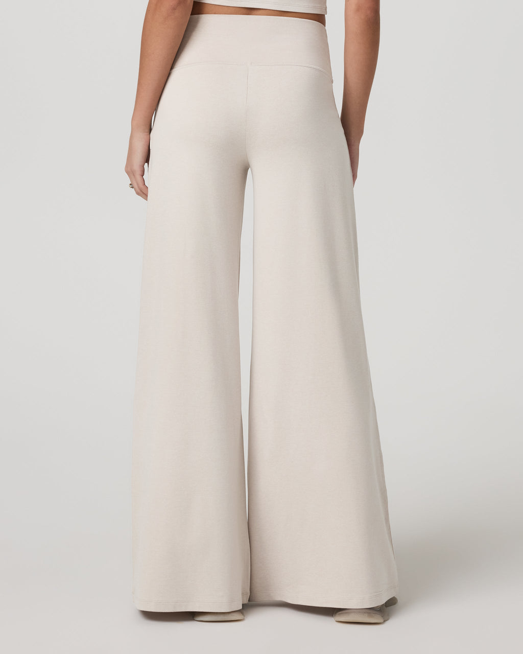 Halo Easy Wideleg Pant - Long | Blue Coast Heather