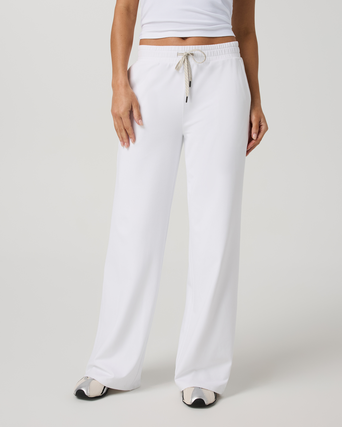 Halo Essential Wideleg Pant - Long | Java Heather