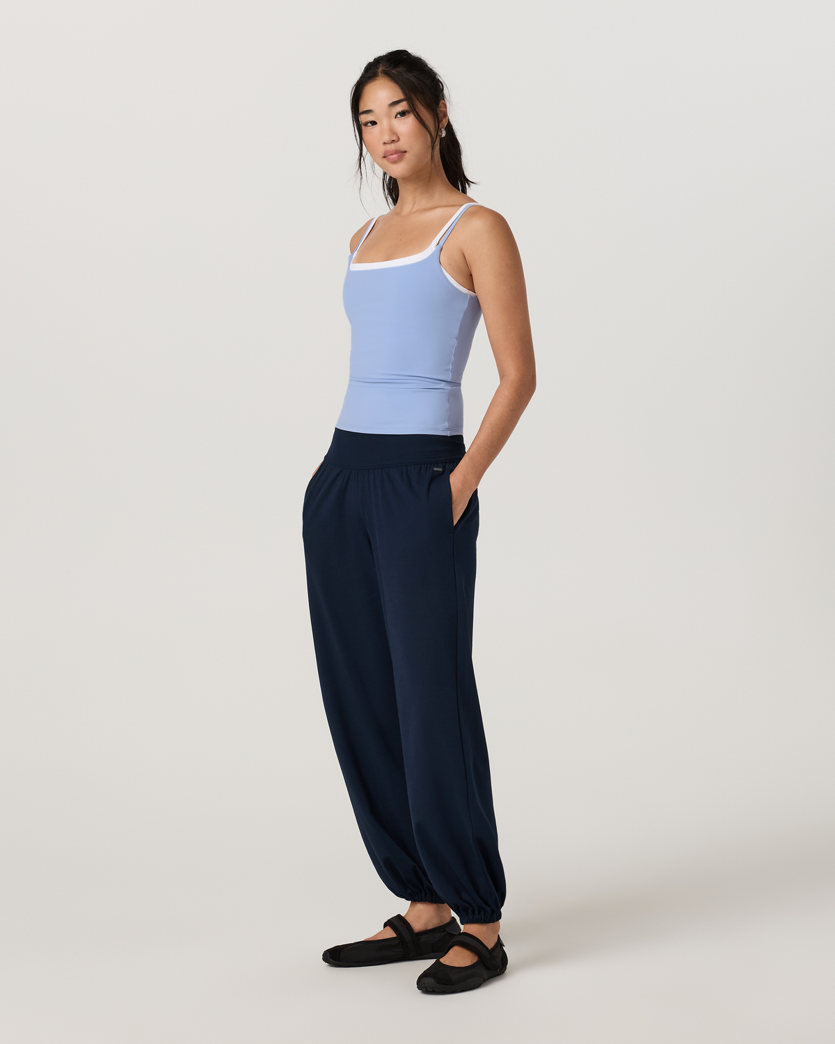 Halo Balloon Pant | Solid Black