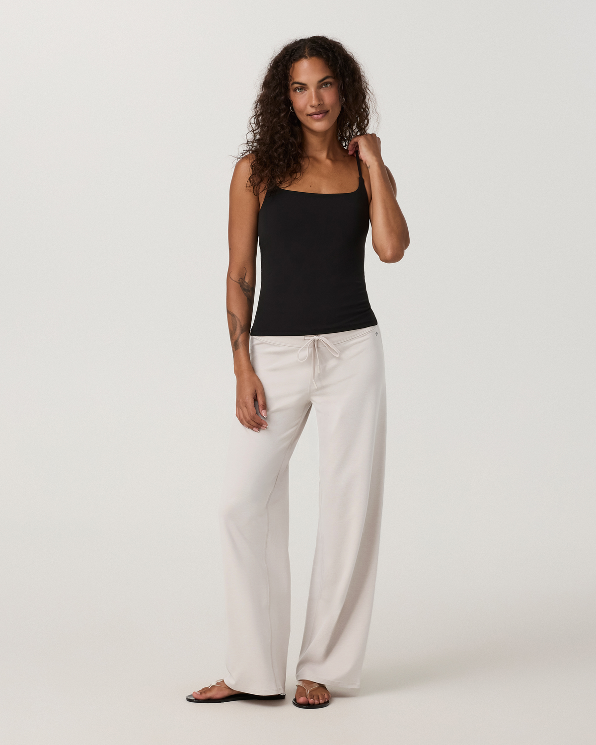 Halo Low Rise Straight Leg Pant - Long | Army Heather