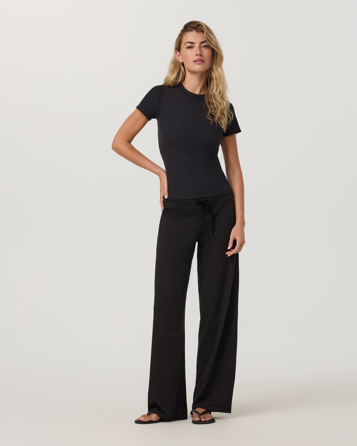Halo Low Rise Straight Leg Pant | Velvet Violet