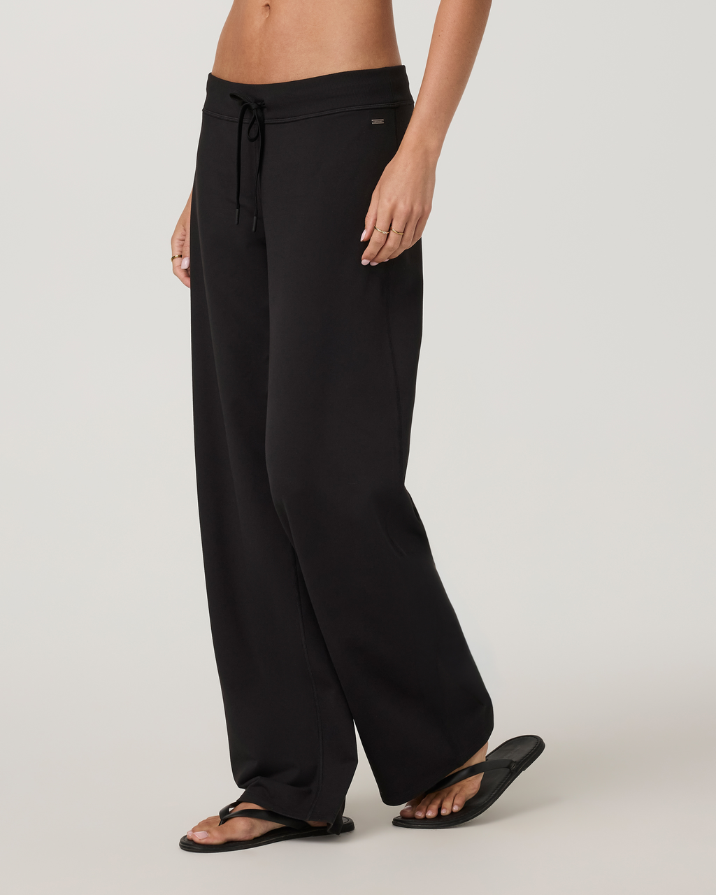 Halo Low Rise Straight Leg Pant | Ecru Heather