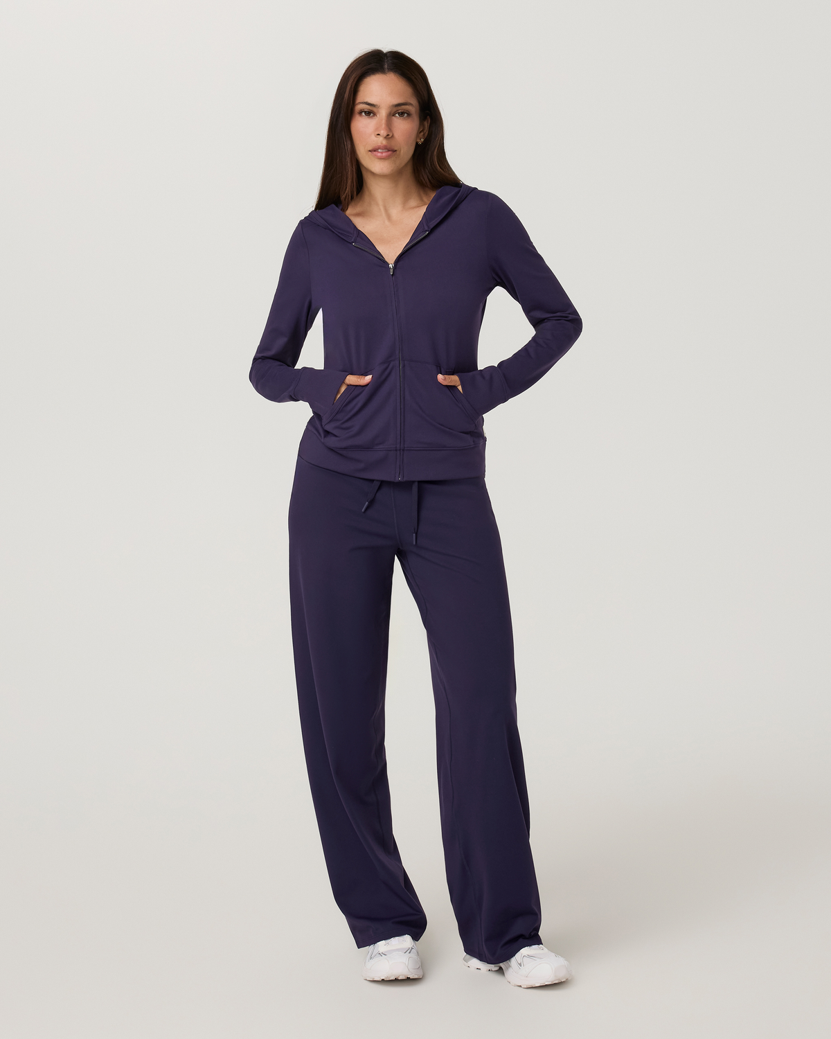 Halo Low Rise Straight Leg Pant | Ecru Heather