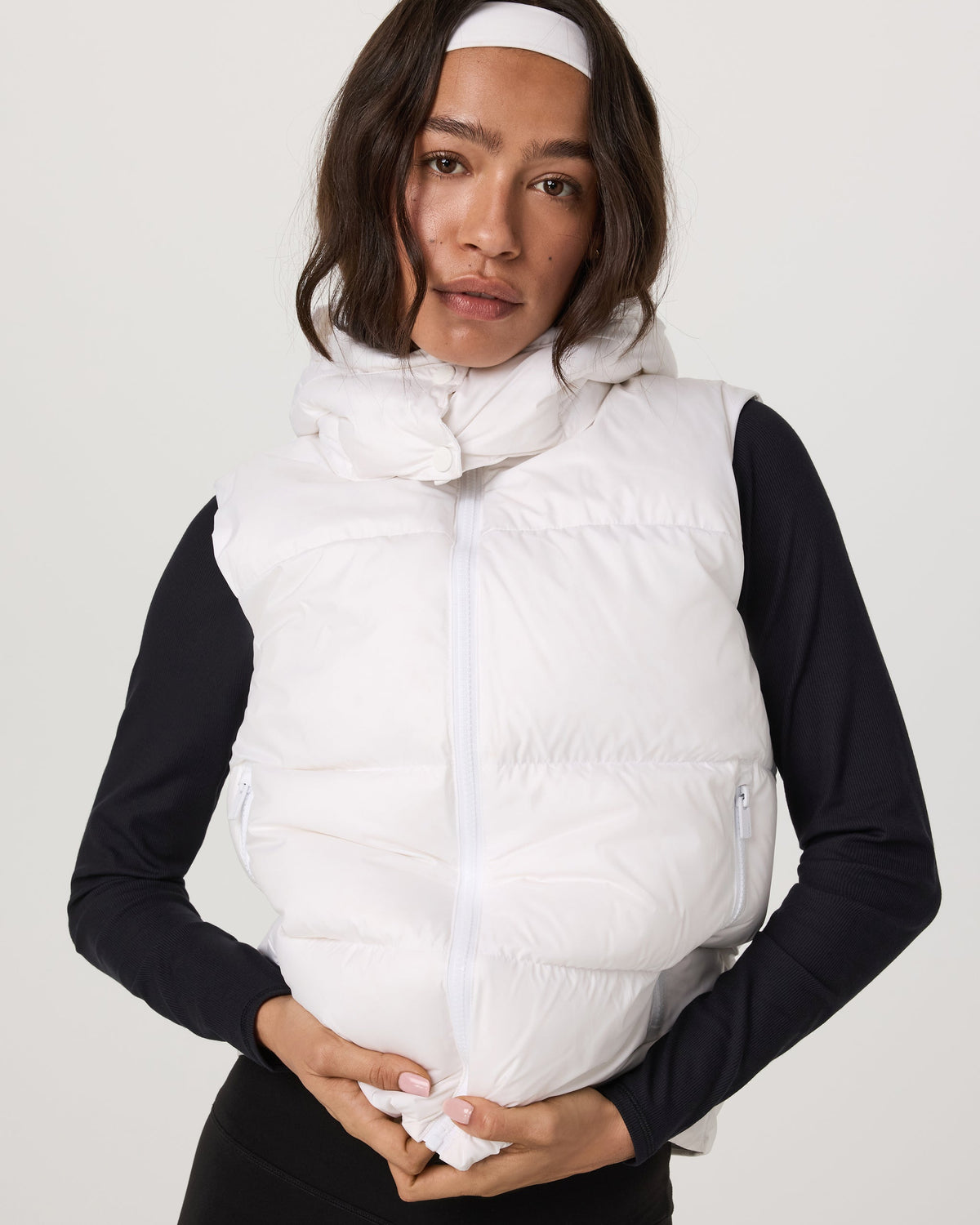 Alta Down Vest | White