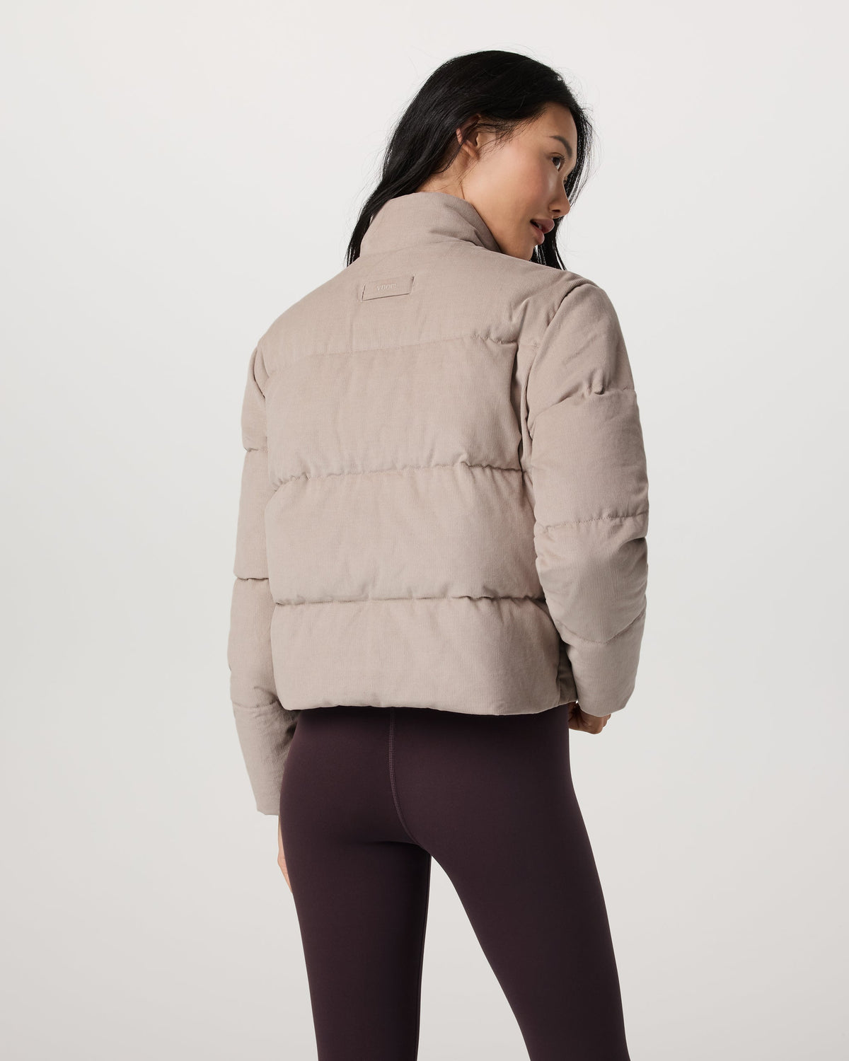 Carmel Corduroy Puffer | Dark Salt