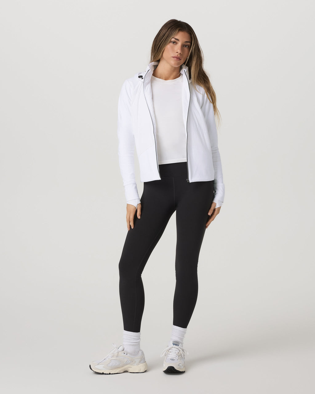 Chilled Out Full Zip | White
